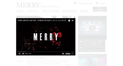 Desktop Screenshot of merryweb.jp